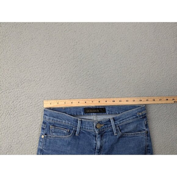 Goldsign Passion Jeans Womens 27 Blue Stretch Bootcut USA 5857 - Picture 12 of 16